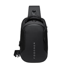 Load image into Gallery viewer, Multi Function Crossbody Bags Men Chest Bag Water Repellent Shoulder Bag with USB Charging Port