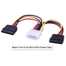 Load image into Gallery viewer, 2.5 Inch to 3.5 Inch External HDD SSD Metal Mounting Kit Adapter Bracket With SATA Data Power Cables and Screws