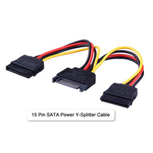 Load image into Gallery viewer, 2.5 Inch to 3.5 Inch External HDD SSD Metal Mounting Kit Adapter Bracket With SATA Data Power Cables and Screws