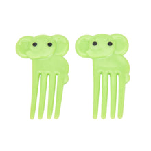 Load image into Gallery viewer, 5 Sets 10 in 1 Creative Cartoon Animal Plastic Children Fruit Fork Bento Decoration Toothpick