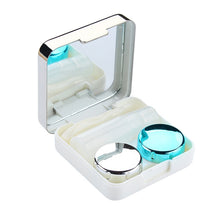 Load image into Gallery viewer, Colored Contact Lens Case with Mirror Eyes Contact Lens Container Lovely Travel Kit Box