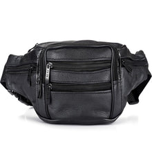 Load image into Gallery viewer, Fashion Men Genuine Leather Waist Bags Travel Necessity Organizer Mobile Phone Bag