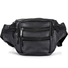 Load image into Gallery viewer, Fashion Men Genuine Leather Waist Bags Travel Necessity Organizer Mobile Phone Bag