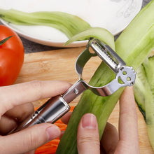 Load image into Gallery viewer, Multifunction Stainless Steel Vegetable Peeler Double Planing Grater, 2 PCS Double Planing Grater