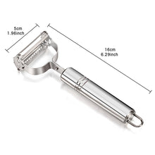 Load image into Gallery viewer, Multifunction Stainless Steel Vegetable Peeler Double Planing Grater, 2 PCS Double Planing Grater