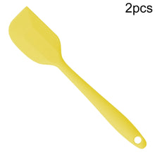 Load image into Gallery viewer, Kitchen Silicone Cream Cake Spatula Mixing Scraper Brush Butter Mixer Brushes Baking Tool Kitchenware, Red, Yellow, Green, Blue, Purple, Pink, Orange