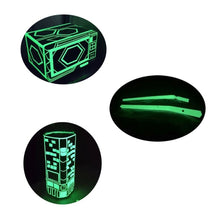 Load image into Gallery viewer, Reflective Glow Tape Self-adhesive Sticker Removable Luminous Tape Fluorescent Glowing Dark Striking Warning Tape, 2cm  x 3m