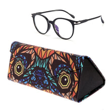Load image into Gallery viewer, Foldable Triangle Animal Print Glasses Case Sunglasses Myopia Frame Case