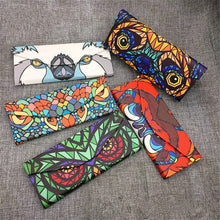Load image into Gallery viewer, Foldable Triangle Animal Print Glasses Case Sunglasses Myopia Frame Case