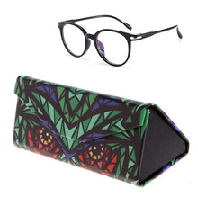 Load image into Gallery viewer, Foldable Triangle Animal Print Glasses Case Sunglasses Myopia Frame Case