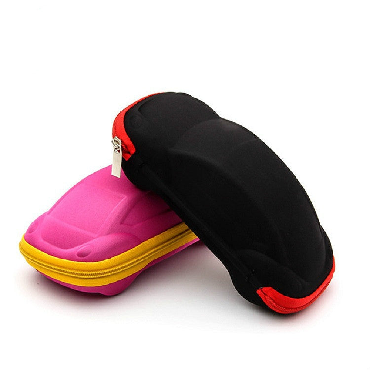 Car Shape EVA Glasses Case Children Portable Drop Resistant Glasses Case, Random Colors Delivery