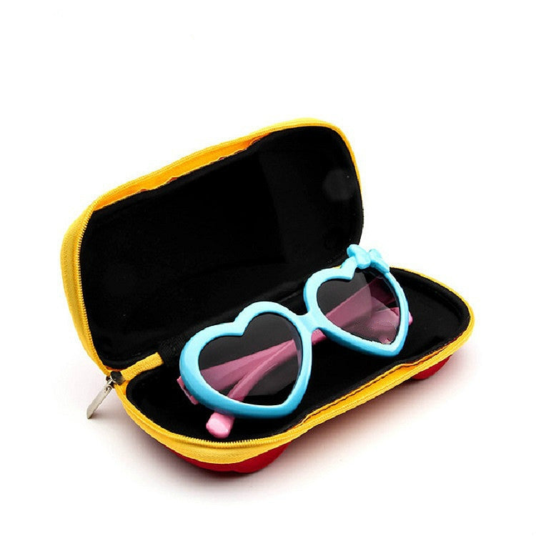 Car Shape EVA Glasses Case Children Portable Drop Resistant Glasses Case, Random Colors Delivery
