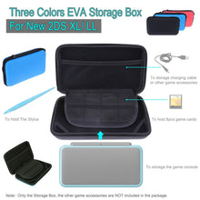 Load image into Gallery viewer, For Nintendo 2DS XL Hard EVA Protective Storage Case Cover Holder, Black, Sky Blue, Red, Pink