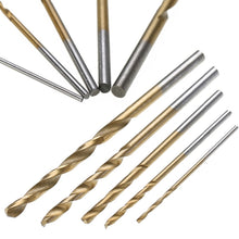 Load image into Gallery viewer, 50 PCS/Set Titanium Coated Drill Bits High Speed Steel Drill Bit Set Power Drilling Tools, 50 PCS/Set Drill Bits