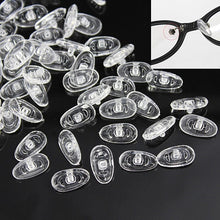 Load image into Gallery viewer, 10 Pairs Silicone Screw-type Plastic Coated Non-slip Nose Pad Glasses Frame Accessories