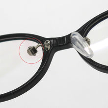 Load image into Gallery viewer, 10 Pairs Silicone Screw-type Plastic Coated Non-slip Nose Pad Glasses Frame Accessories
