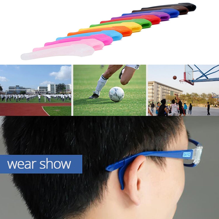 10 Pairs Glasses Non-slip Cover Ear Support Glasses Foot Silicone Non-slip Sleeve