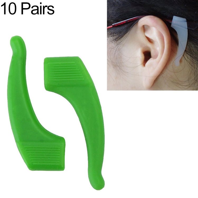 10 Pairs Glasses Non-slip Cover Ear Support Glasses Foot Silicone Non-slip Sleeve