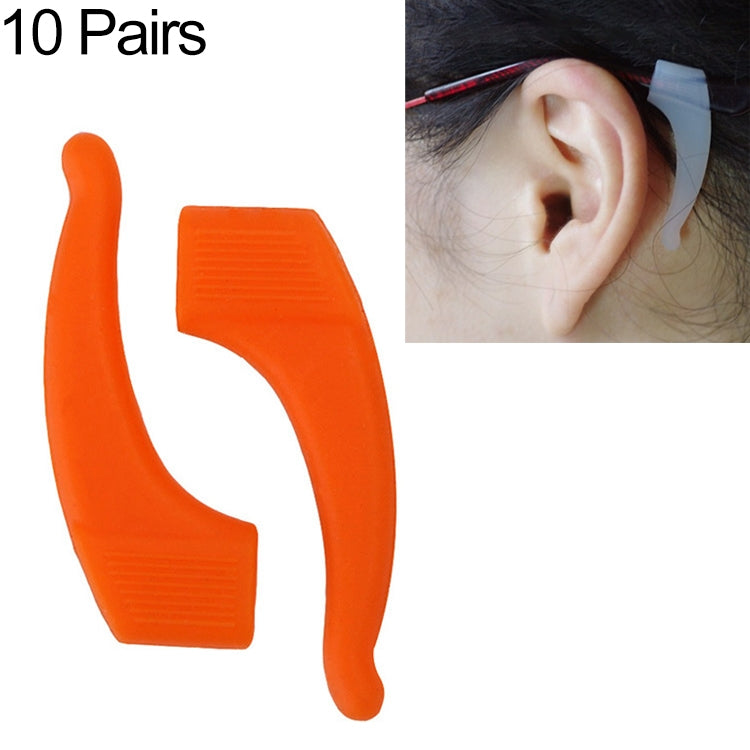 10 Pairs Glasses Non-slip Cover Ear Support Glasses Foot Silicone Non-slip Sleeve