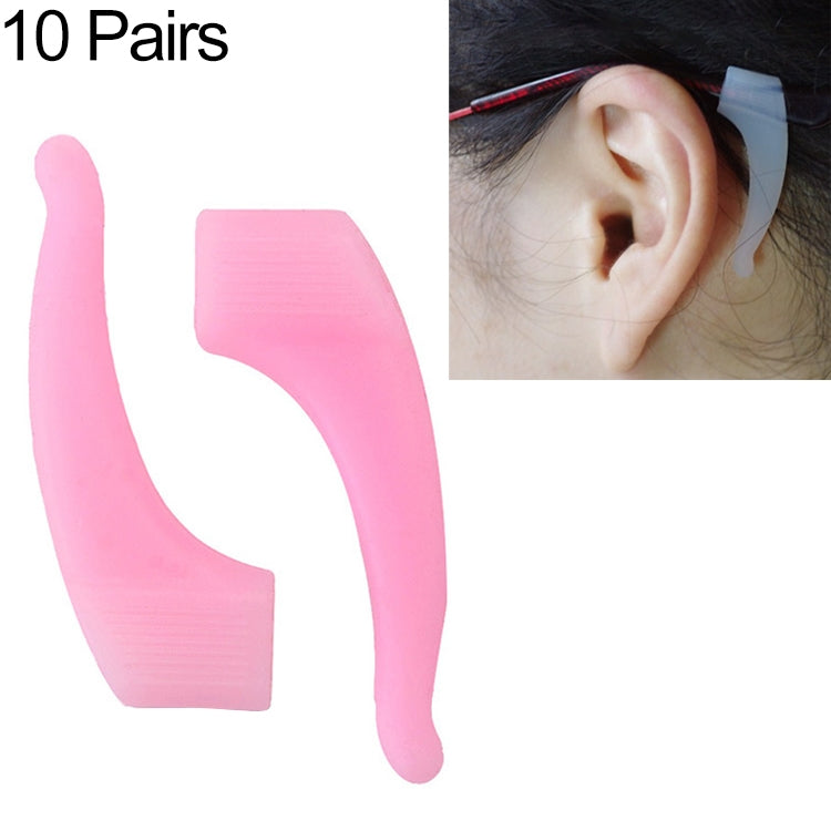 10 Pairs Glasses Non-slip Cover Ear Support Glasses Foot Silicone Non-slip Sleeve