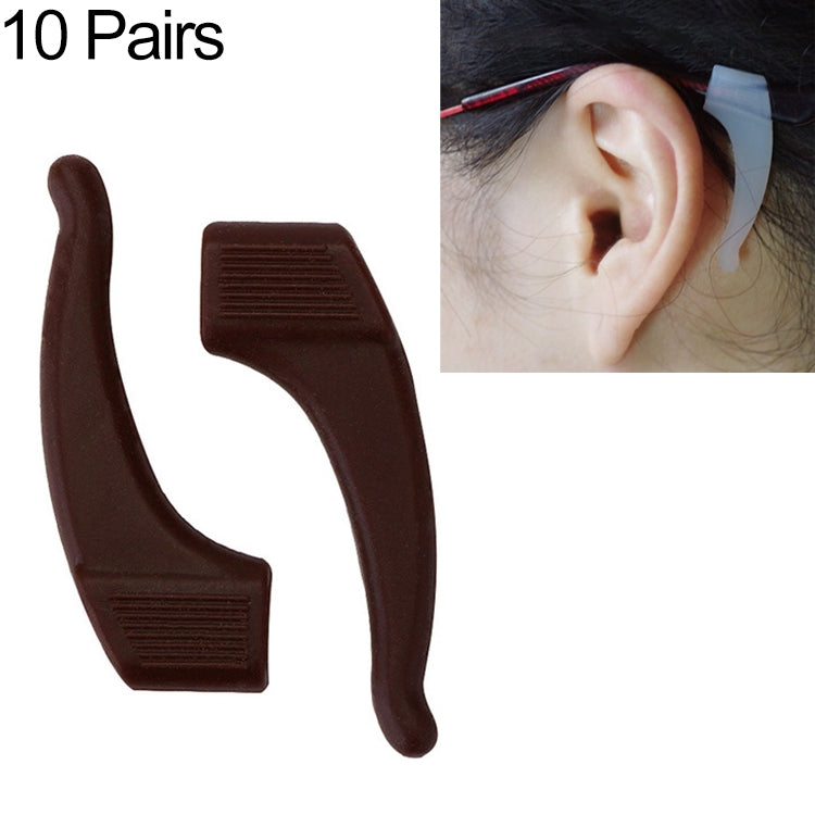 10 Pairs Glasses Non-slip Cover Ear Support Glasses Foot Silicone Non-slip Sleeve