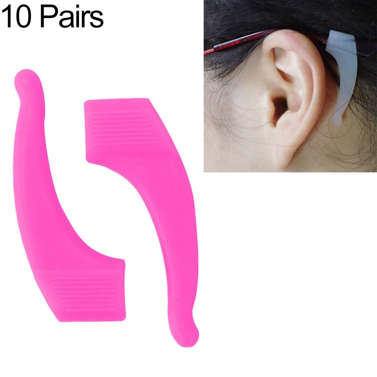 10 Pairs Glasses Non-slip Cover Ear Support Glasses Foot Silicone Non-slip Sleeve