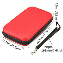 Load image into Gallery viewer, EVA Hard Carry Case Cover for New 3DS XL LL Skin Sleeve Bag Pouch, Black, Red, Blue