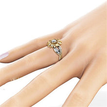 Load image into Gallery viewer, Fashion Female Cute Sunflower Crystal Rings for Women, 10, 11, 12, 5, 6, 7, 8, 9