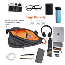 Load image into Gallery viewer, Multifunction Fashion Men Crossbody Bags Chest Pack  Messengers Bag Waterproof Shoulder Bag with USB Charging Port