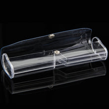 Load image into Gallery viewer, Crystal Reading Glasses Case PVC Transparent Plastic Polarized Glasses Case