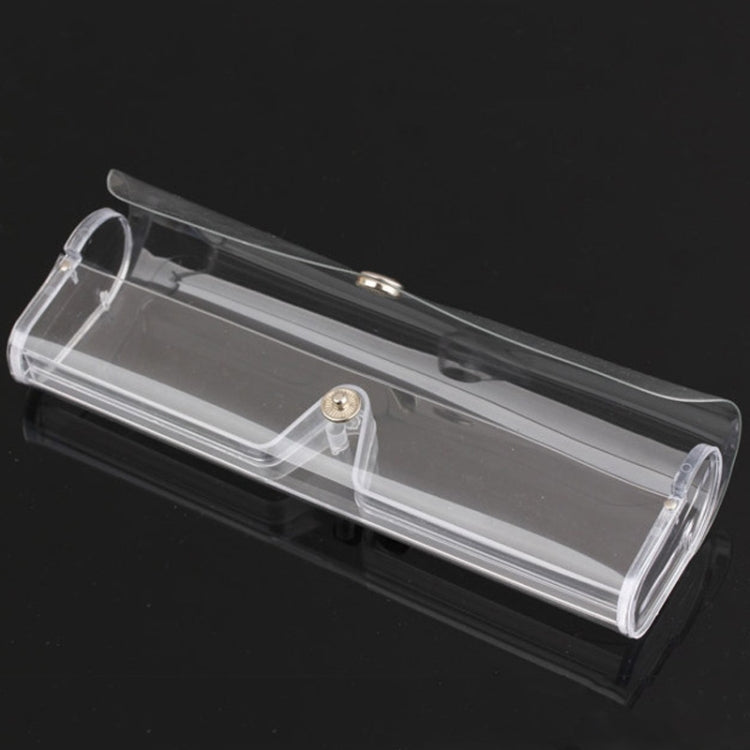 Crystal Reading Glasses Case PVC Transparent Plastic Polarized Glasses Case