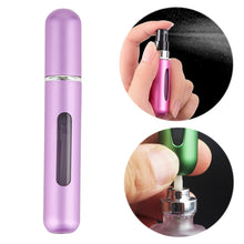 Load image into Gallery viewer, Portable Mini Aluminum Refillable Perfume Bottle Spray Empty Cosmetic Containers Atomizer, Capacity:5ml