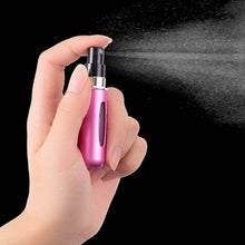 Load image into Gallery viewer, Portable Mini Aluminum Refillable Perfume Bottle Spray Empty Cosmetic Containers Atomizer, Capacity:5ml