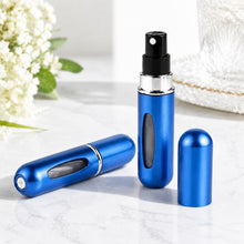 Load image into Gallery viewer, Portable Mini Aluminum Refillable Perfume Bottle Spray Empty Cosmetic Containers Atomizer, Capacity:5ml, Metal