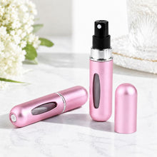 Load image into Gallery viewer, Portable Mini Aluminum Refillable Perfume Bottle Spray Empty Cosmetic Containers Atomizer, Capacity:5ml, Metal