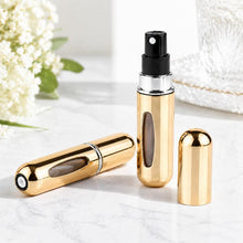 Load image into Gallery viewer, Portable Mini Aluminum Refillable Perfume Bottle Spray Empty Cosmetic Containers Atomizer, Capacity:5ml, Metal