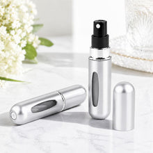Load image into Gallery viewer, Portable Mini Aluminum Refillable Perfume Bottle Spray Empty Cosmetic Containers Atomizer, Capacity:5ml, Metal