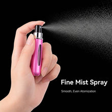 Load image into Gallery viewer, Portable Mini Aluminum Refillable Perfume Bottle Spray Empty Cosmetic Containers Atomizer, Capacity:5ml, Metal