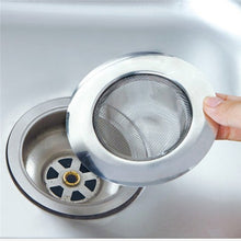 Load image into Gallery viewer, 2 PCS Stainless Steel Bathtub Hair Catcher Stopper Shower Drain Hole Filter Metal Sink Strainer