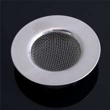 Load image into Gallery viewer, 2 PCS Stainless Steel Bathtub Hair Catcher Stopper Shower Drain Hole Filter Metal Sink Strainer
