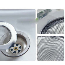 Load image into Gallery viewer, 2 PCS Stainless Steel Bathtub Hair Catcher Stopper Shower Drain Hole Filter Metal Sink Strainer