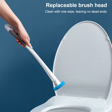 Load image into Gallery viewer, Disposable Toilet Brush Long Handle Cleaning Brush With Base Hanging Toilet Brush Set, Disposable Toilet Brush