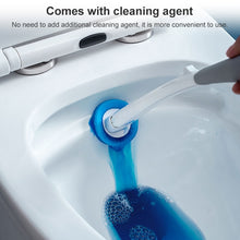 Load image into Gallery viewer, Disposable Toilet Brush Long Handle Cleaning Brush With Base Hanging Toilet Brush Set, Disposable Toilet Brush