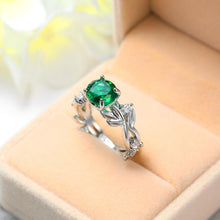 Load image into Gallery viewer, Crystal Vine Leaf Design Engagement Ring Fashion For Women Jewelry, 6, 7, 8, 9, 10, 11