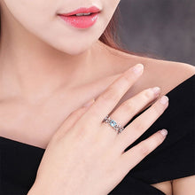 Load image into Gallery viewer, Crystal Vine Leaf Design Engagement Ring Fashion For Women Jewelry, 6, 7, 8, 9, 10, 11