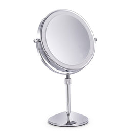 Desktop Double-SidedRound LED Luminous Makeup Mirror Liftable Magnifying Mirror, Plane + 3 Times Magnification(8-inch Rechargeable), Plane + 5 Times Magnification(8-inch Rechargeable), Plane + 7 Times Magnification(8-inch Rechargeable)                 ...