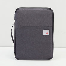 Load image into Gallery viewer, Multi-functional A4 Document Bags Portable Waterproof Oxford Cloth Storage Bag for Notebooks，Size: 33cm*24*3.5cm