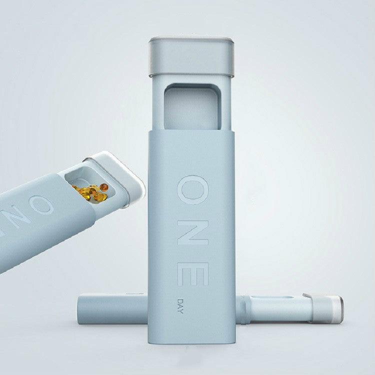 Portable Mini Dispensing Pill Box to Store Pill Sealed Box