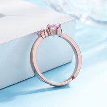 Load image into Gallery viewer, Women Crystal Cute Cat Claw Opening Adjustable Ring Jewelry