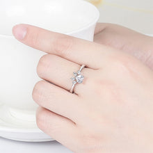 Load image into Gallery viewer, Women Crystal Cute Cat Claw Opening Adjustable Ring Jewelry